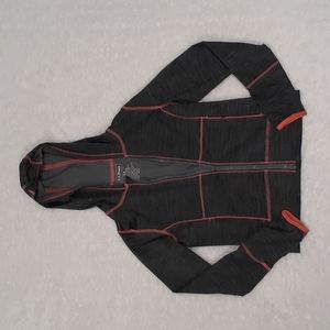 L.L. Bean Girls Grey and Pink Light Jacket Size 8